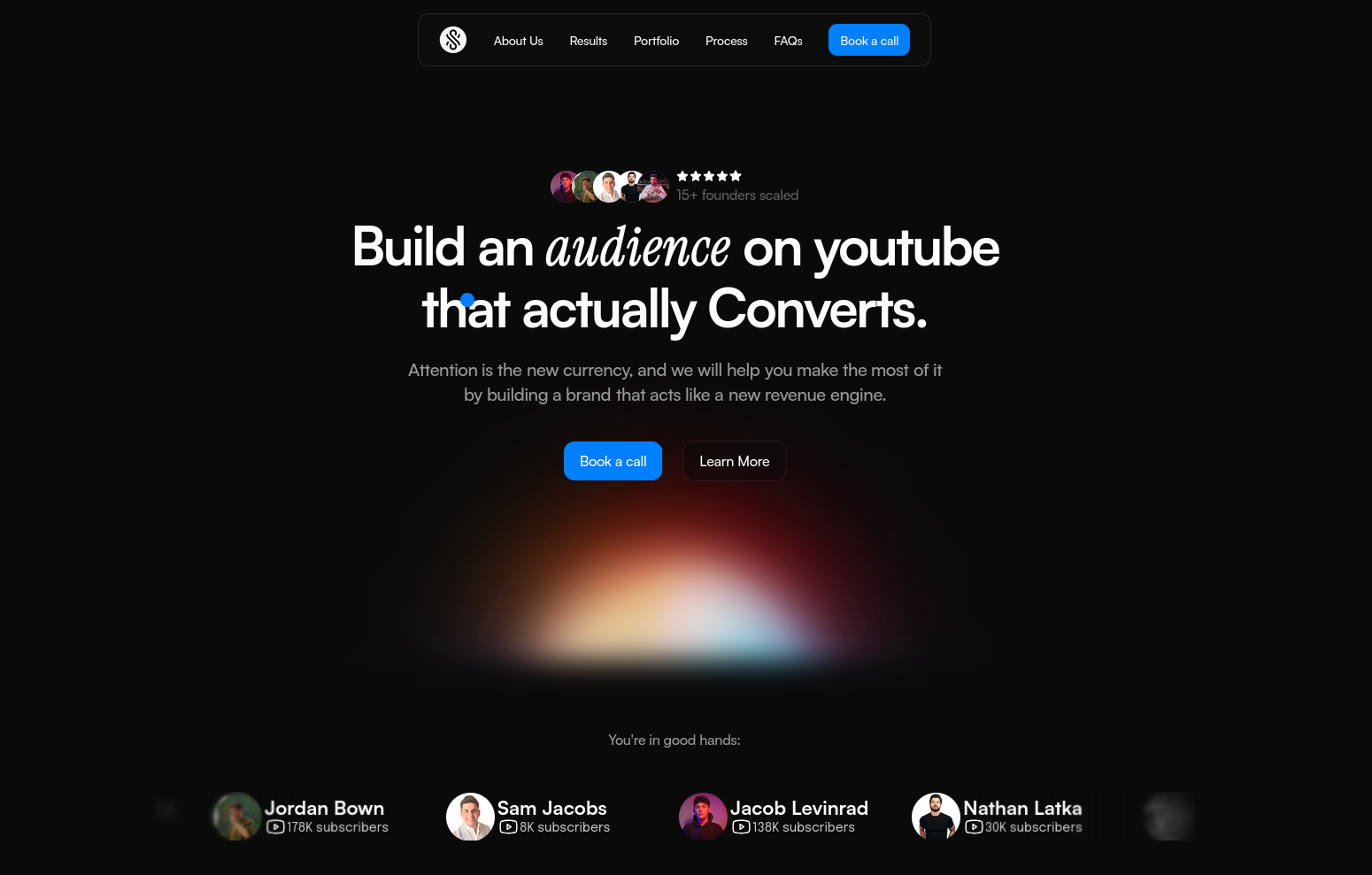 Creator Profits - High-converting landing page design by Dashmarc